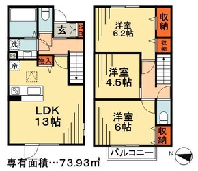 メゾン　ド　ＳＡＴＯＭＩの物件間取画像